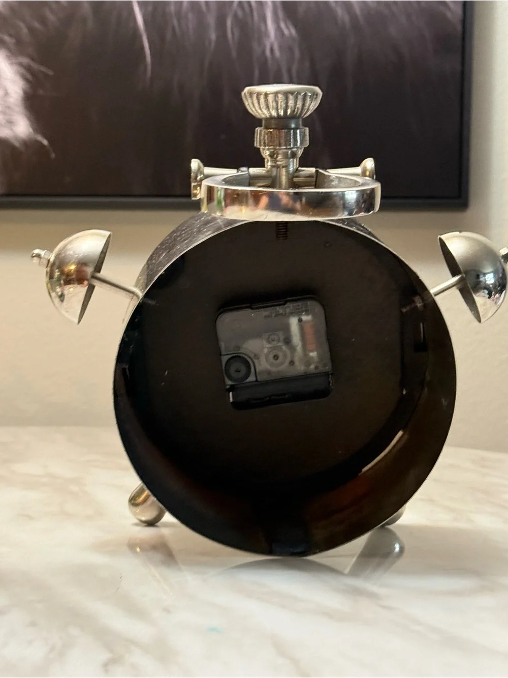 Silver Metal Union clock